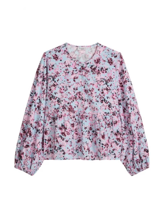 Foto van product Marc O'Polo DENIM Blouse lichtblauw / rosa / bordeaux / zwart