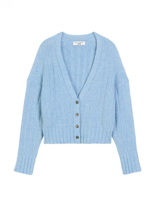 Foto van product Marc O'Polo DENIM Gebreid vest blauw