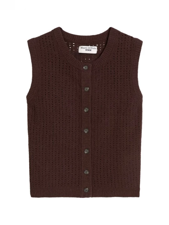 Foto van product Marc O'Polo DENIM Gebreid vest rood