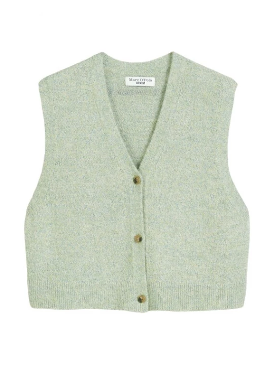 Foto van product Marc O'Polo DENIM Gebreide bodywarmer pastelgroen