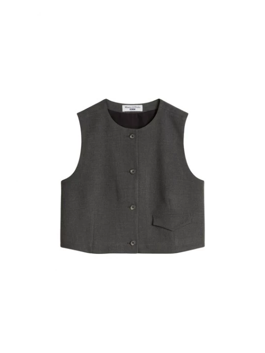 Foto van product Marc O'Polo DENIM Gilet grijs gemêleerd