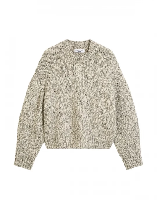 Foto van product Marc O'Polo DENIM Oversized trui brokaat / wolwit