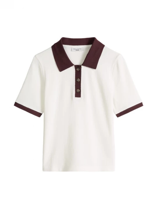 Foto van product Marc O'Polo DENIM Shirt lichtbeige / wijnrood