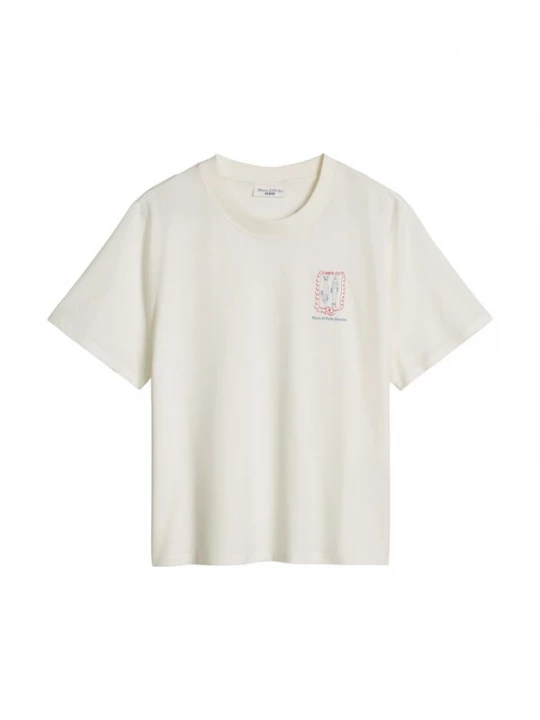 Foto van product Marc O'Polo DENIM Shirt lichtblauw / rood / wit