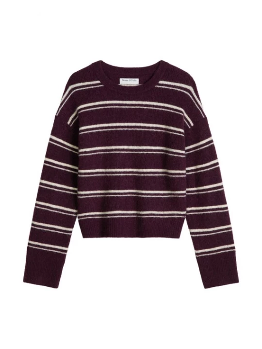 Foto van product Marc O'Polo DENIM Trui chocoladebruin / wit