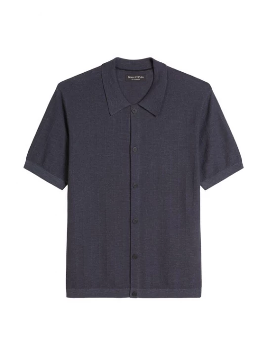 Foto van product Marc O'Polo Gebreid vest antraciet