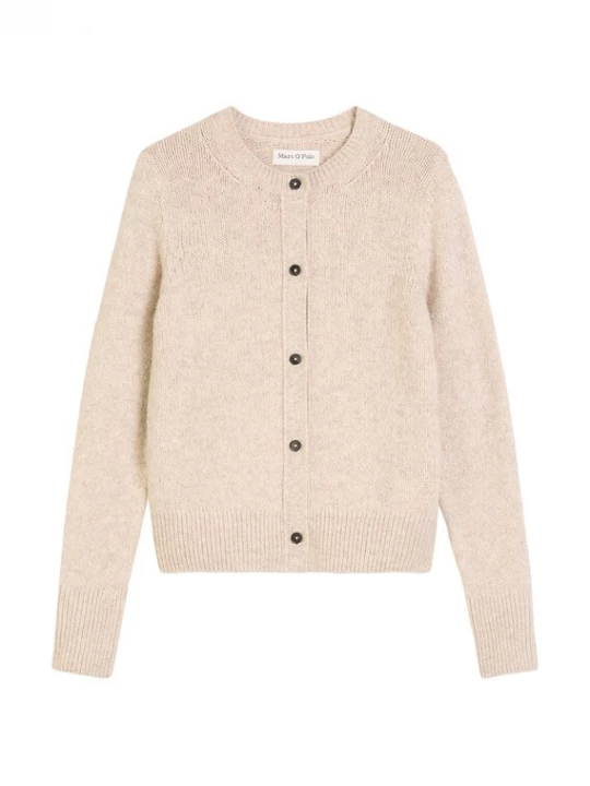 Foto van product Marc O'Polo Gebreid vest beige