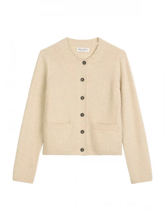 Foto van product Marc O'Polo Gebreid vest beige