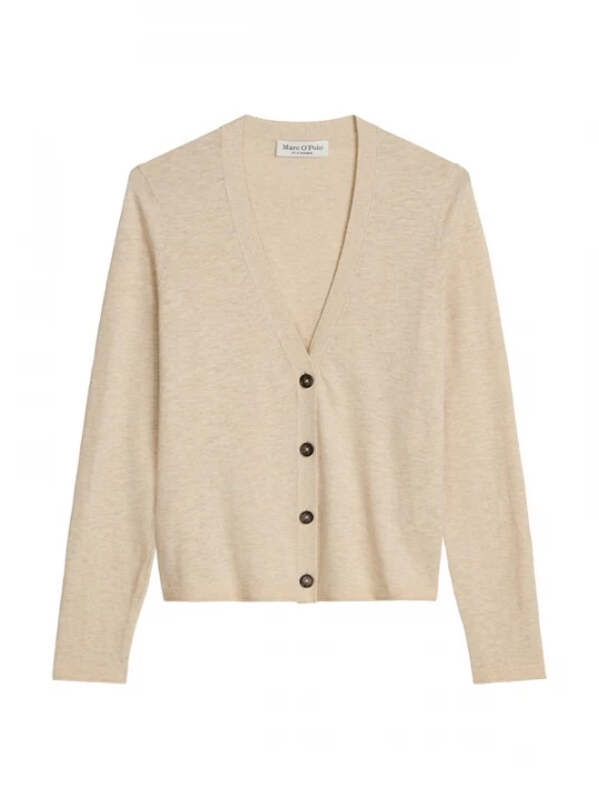 Foto van product Marc O'Polo Gebreid vest beige