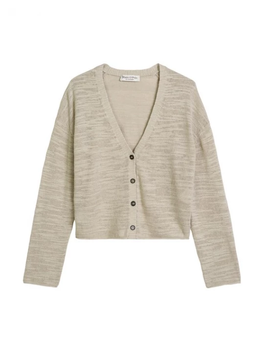 Foto van product Marc O'Polo Gebreid vest beige