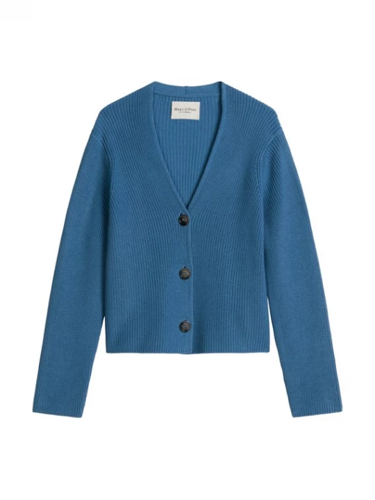 Foto van product Marc O'Polo Gebreid vest blauw