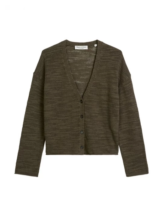 Foto van product Marc O'Polo Gebreid vest bruin