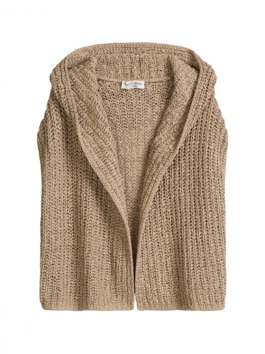 Foto van product Marc O'Polo Gebreid vest camel