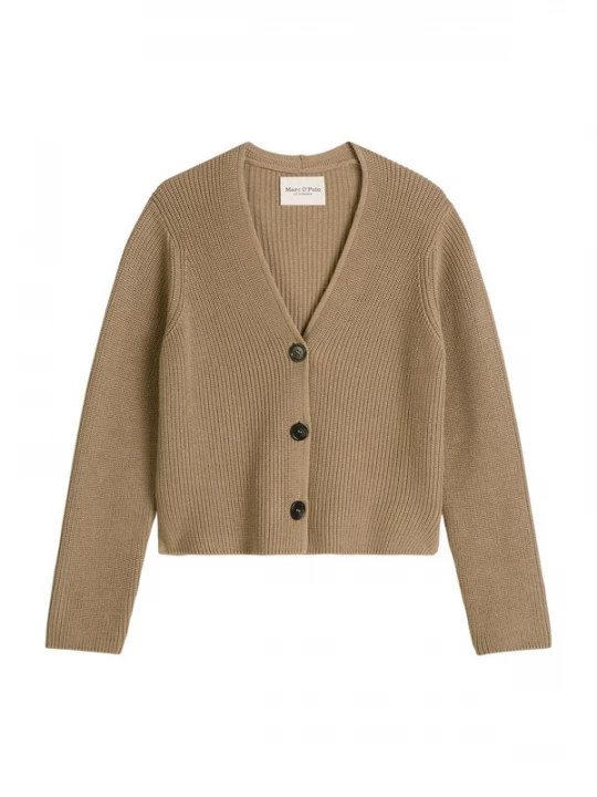 Foto van product Marc O'Polo Gebreid vest cappuccino