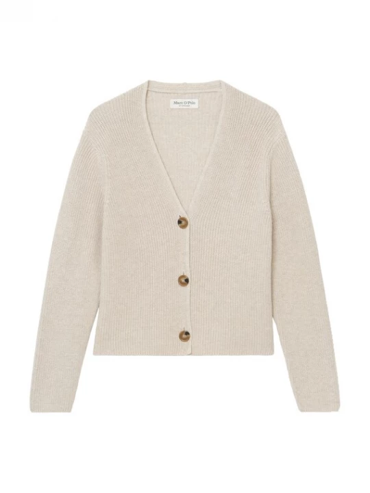 Foto van product Marc O'Polo Gebreid vest crème