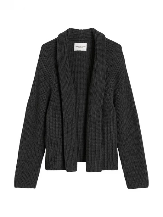 Foto van product Marc O'Polo Gebreid vest donkergrijs