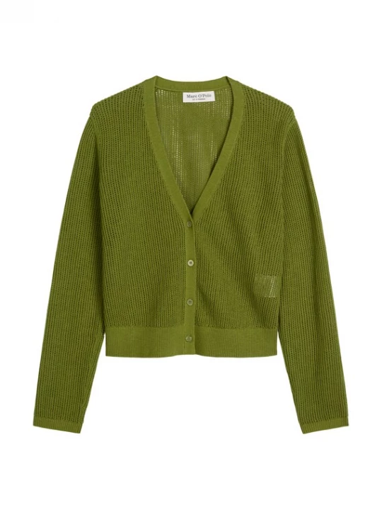 Foto van product Marc O'Polo Gebreid vest groen