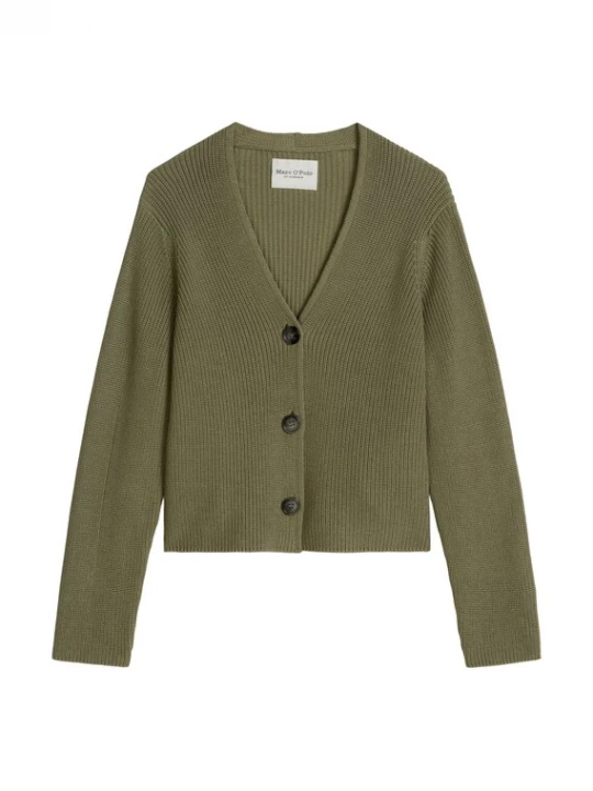 Foto van product Marc O'Polo Gebreid vest groen