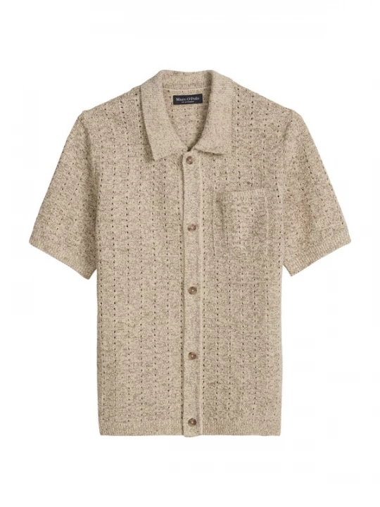 Foto van product Marc O'Polo Gebreid vest sand