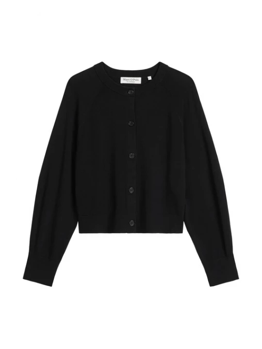 Foto van product Marc O'Polo Gebreid vest zwart
