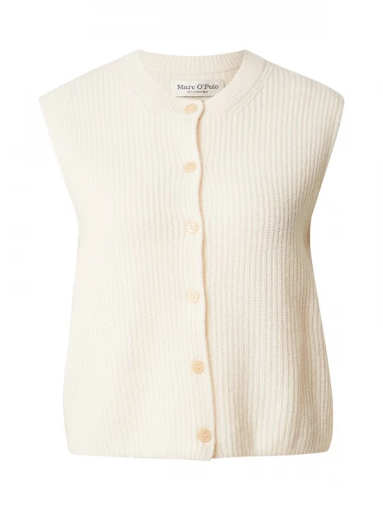 Foto van product Marc O'Polo Gebreide bodywarmer beige