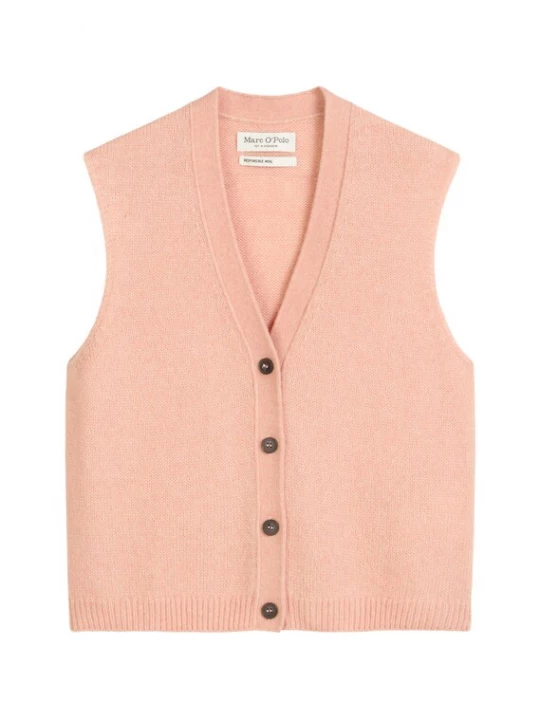 Foto van product Marc O'Polo Gebreide bodywarmer zalm roze