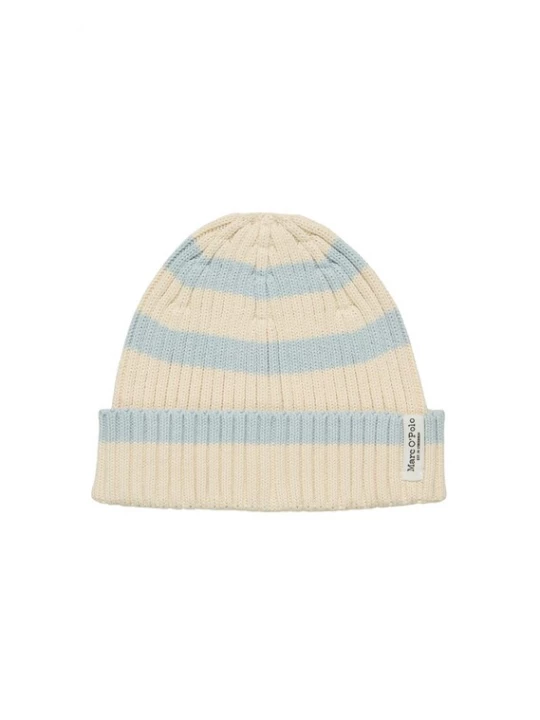 Foto van product Marc O'Polo Muts beige / lichtblauw
