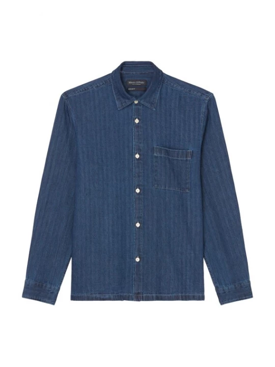Foto van product Marc O'Polo Overhemd blauw denim