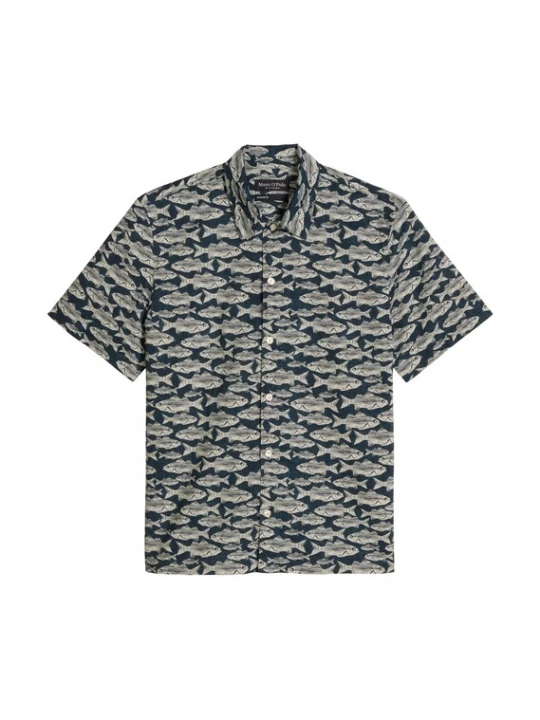 Foto van product Marc O'Polo Overhemd blauw / grijs