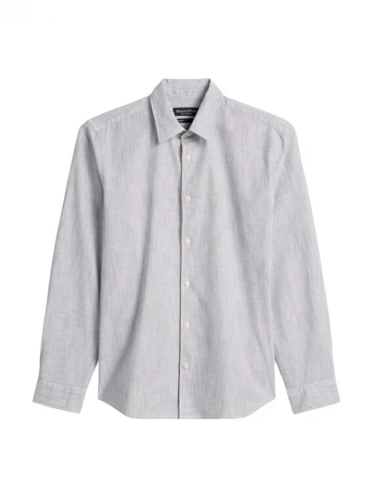 Foto van product Marc O'Polo Overhemd donkerblauw / wit
