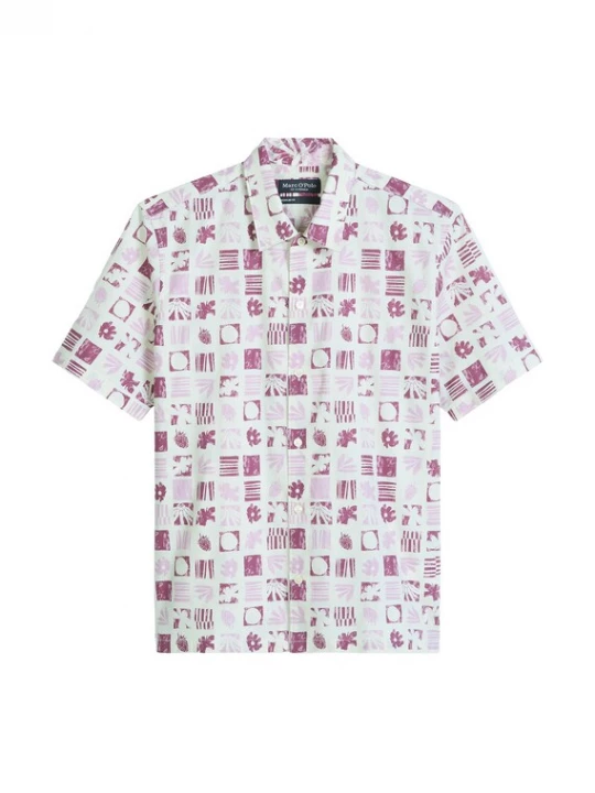 Foto van product Marc O'Polo Overhemd lila / pink / wit
