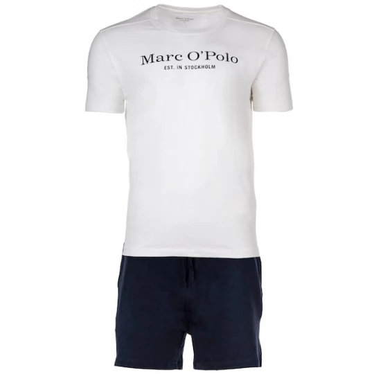 Foto van product Marc O'Polo Pyjama kort navy / wit