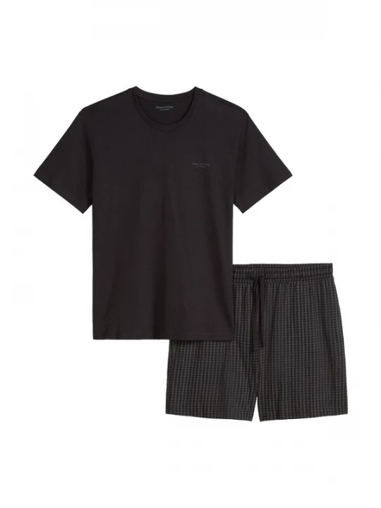 Foto van product Marc O'Polo Pyjama kort ' Shorty Classic ' zwart