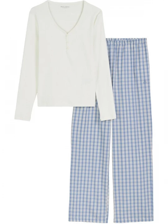 Foto van product Marc O'Polo Pyjama lichtblauw / wolwit