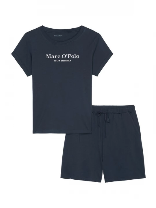 Foto van product Marc O'Polo Pyjama ' Mix & Match Cotton ' blauw