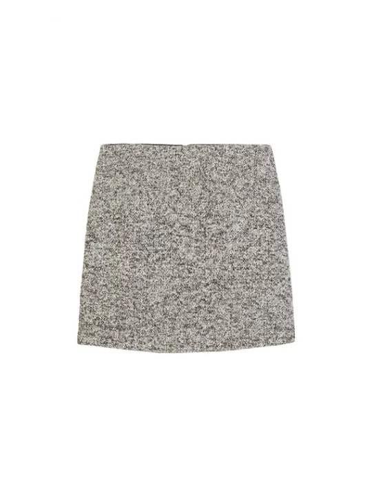 Foto van product Marc O'Polo Rok 'Bouclé' lichtgrijs / zwart