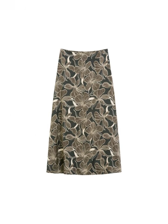Foto van product Marc O'Polo Rok lichtbeige / donkergrijs / zwart