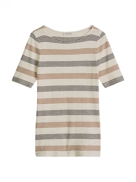 Foto van product Marc O'Polo Shirt beige / karamel / antraciet