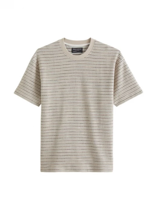 Foto van product Marc O'Polo Shirt beige / lichtblauw / zwart