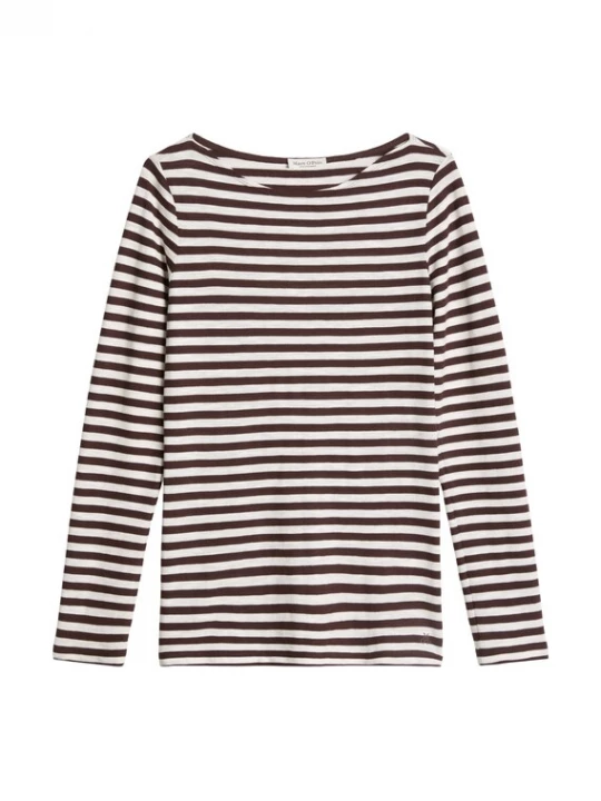 Foto van product Marc O'Polo Shirt bourgogne / wit
