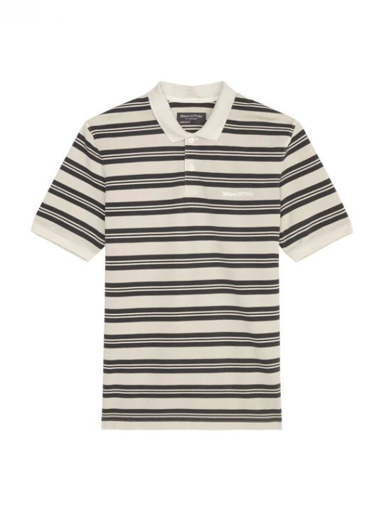 Foto van product Marc O'Polo Shirt cappuccino / zwart