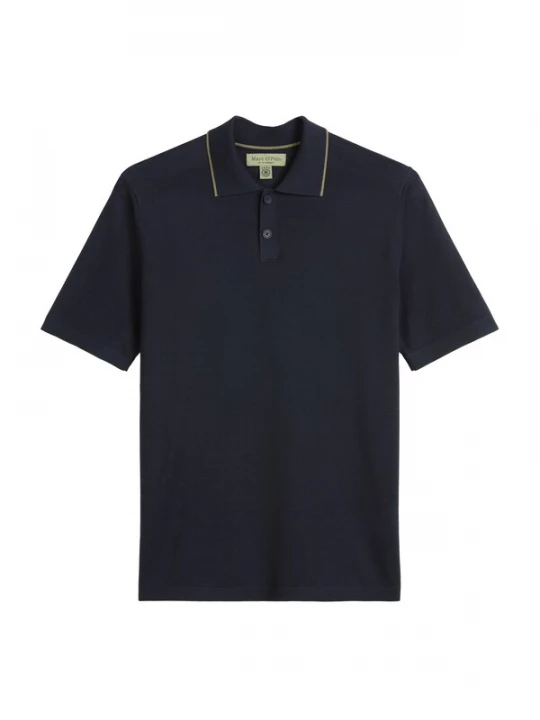 Foto van product Marc O'Polo Shirt donkerblauw / cognac