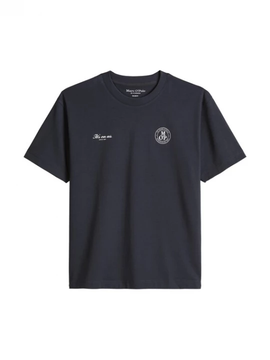 Foto van product Marc O'Polo Shirt donkerblauw / wit