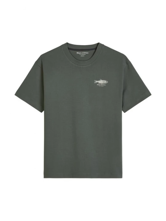 Foto van product Marc O'Polo Shirt donkergrijs / offwhite