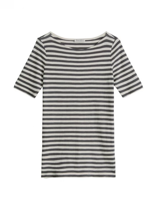 Foto van product Marc O'Polo Shirt donkergrijs / wit