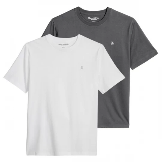 Foto van product Marc O'Polo Shirt donkergrijs / wit