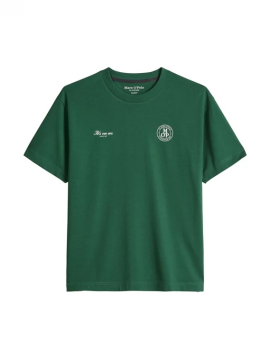 Foto van product Marc O'Polo Shirt donkergroen / wit