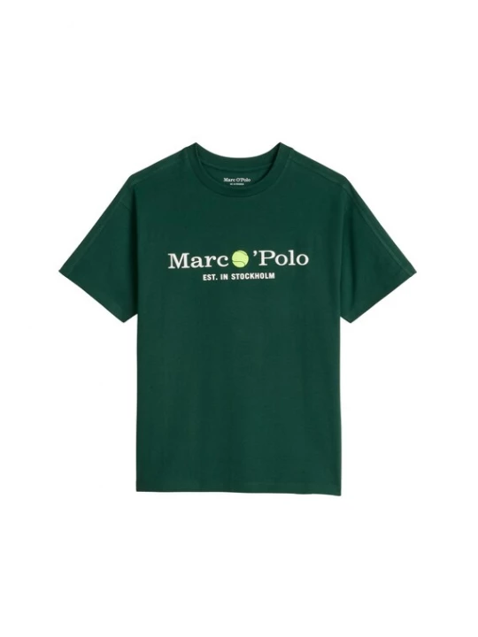Foto van product Marc O'Polo Shirt donkergroen / wit