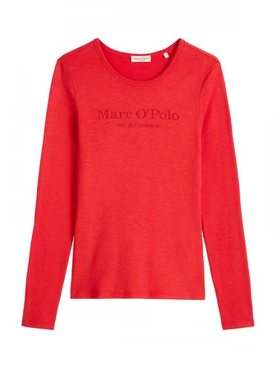 Foto van product Marc O'Polo Shirt donkerrood / rood gemêleerd