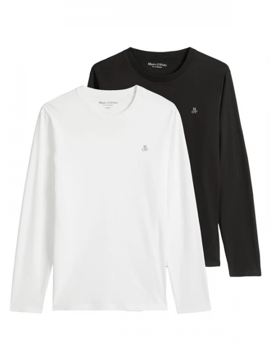 Foto van product Marc O'Polo Shirt 'Eskil' zwart gemêleerd